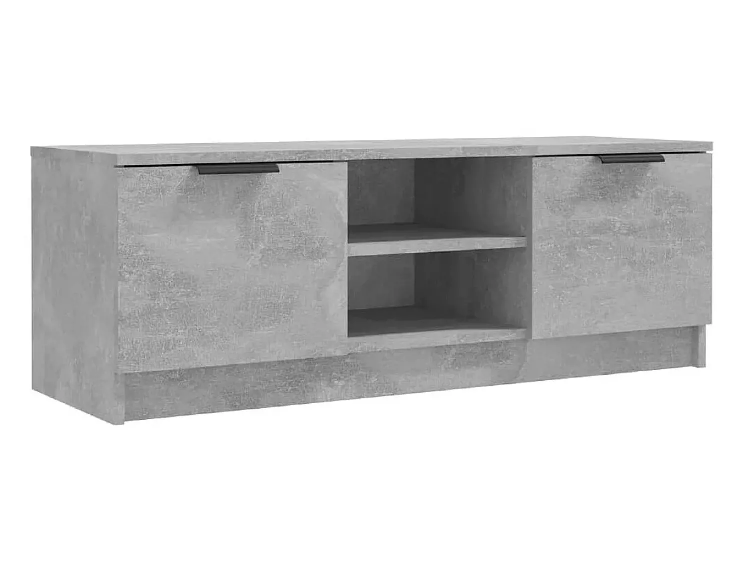 Móvel p/ TV 102x35x36,5 cm madeira processada cimento PT917371^ Móvel De Tv