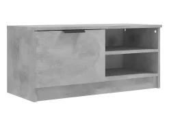 Clearance Móvel p/ TV 80x35x36,5 cm madeira processada cimento PT523013 Cinzento