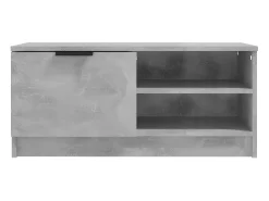 Clearance Móvel p/ TV 80x35x36,5 cm madeira processada cimento PT523013 Cinzento