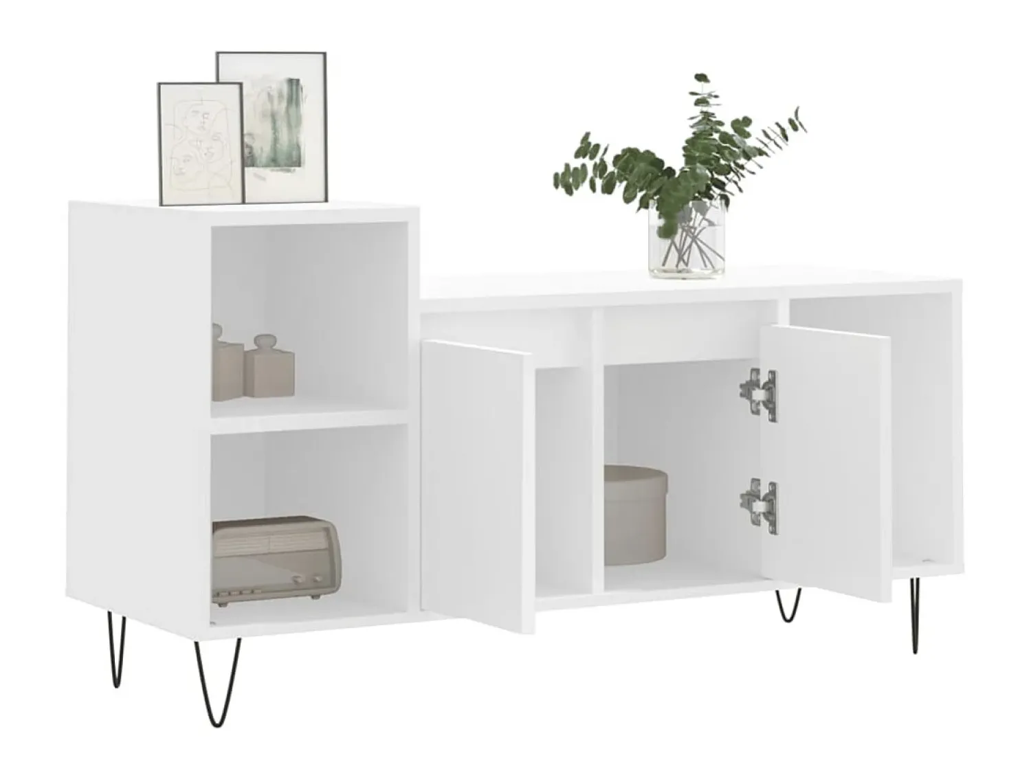 Móvel De Tv* Móvel p/ TV 100x35x55 cm madeira processada PT454231 Branco