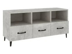 Móvel De Tv| Móvel p/ TV 102x35x50 cm madeira processada cimento PT382065 Cinzento