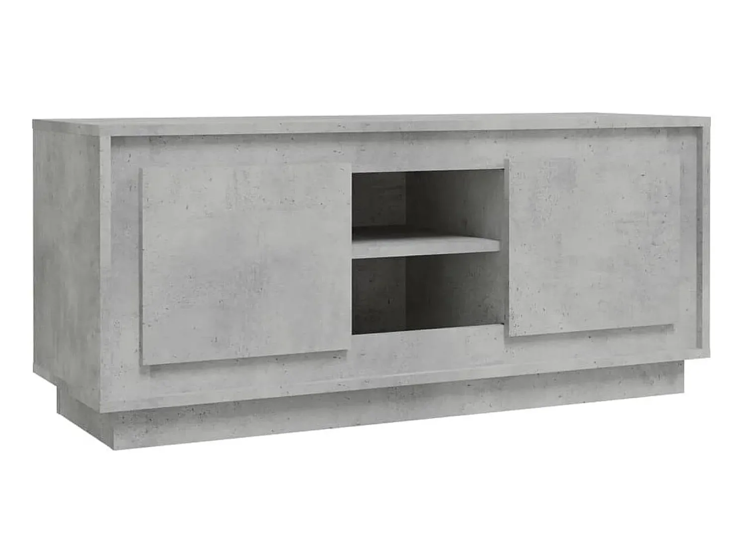 Móvel De Tv| Móvel p/ TV 102x35x45 cm madeira processada cimento PT443175 Cinzento