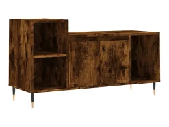 Móvel De Tv* Móvel p/ TV 100x35x55 cm madeira processada carvalho fumado PT582927 Castanho