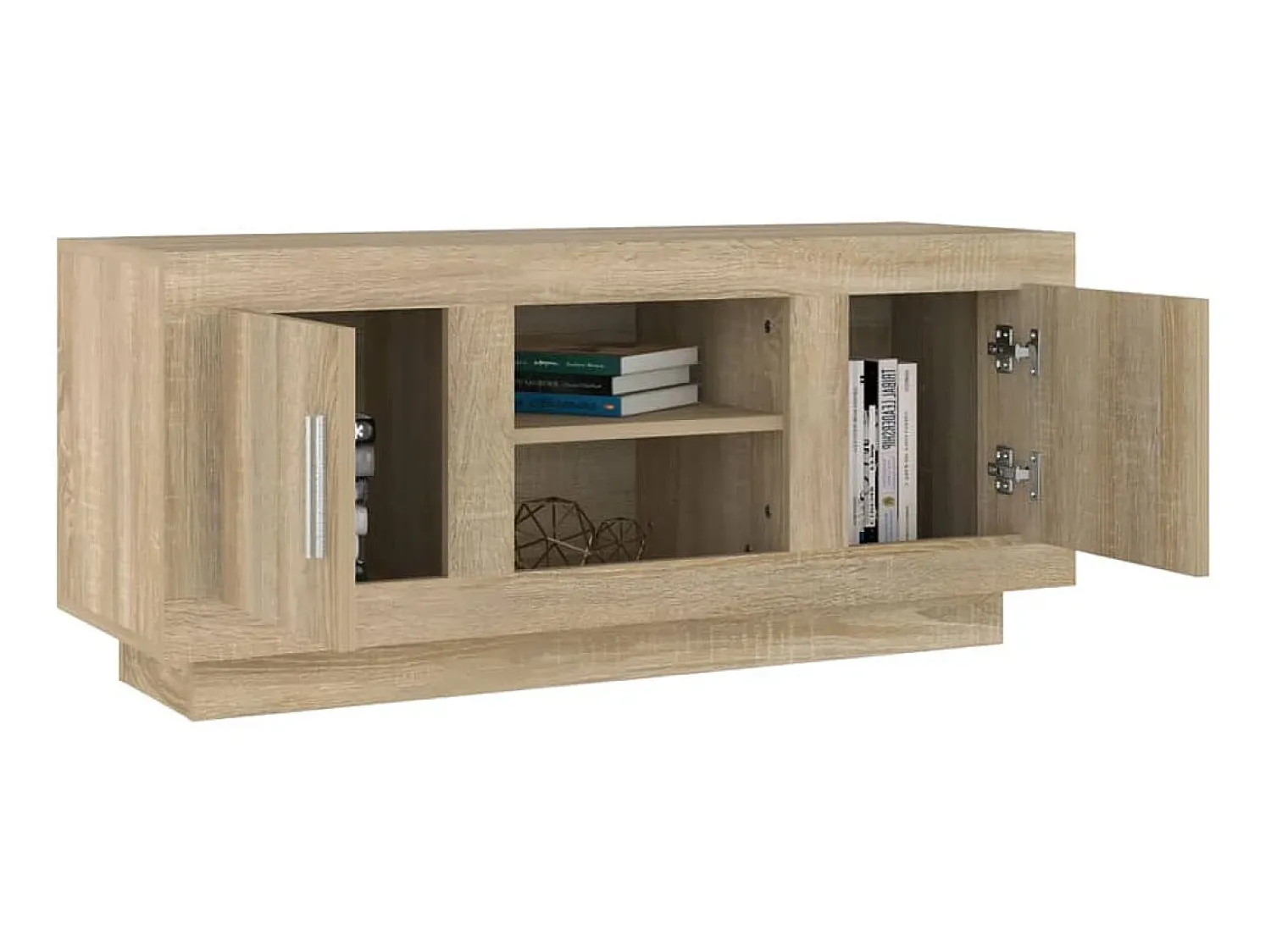 Best Móvel p/ TV 102x35x45 cm madeira processada carvalho sonoma PT348498 Castanho