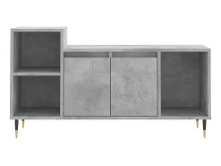 Móvel De Tv* Móvel p/ TV 100x35x55 madeira processada cimento PT624228 Cinzento