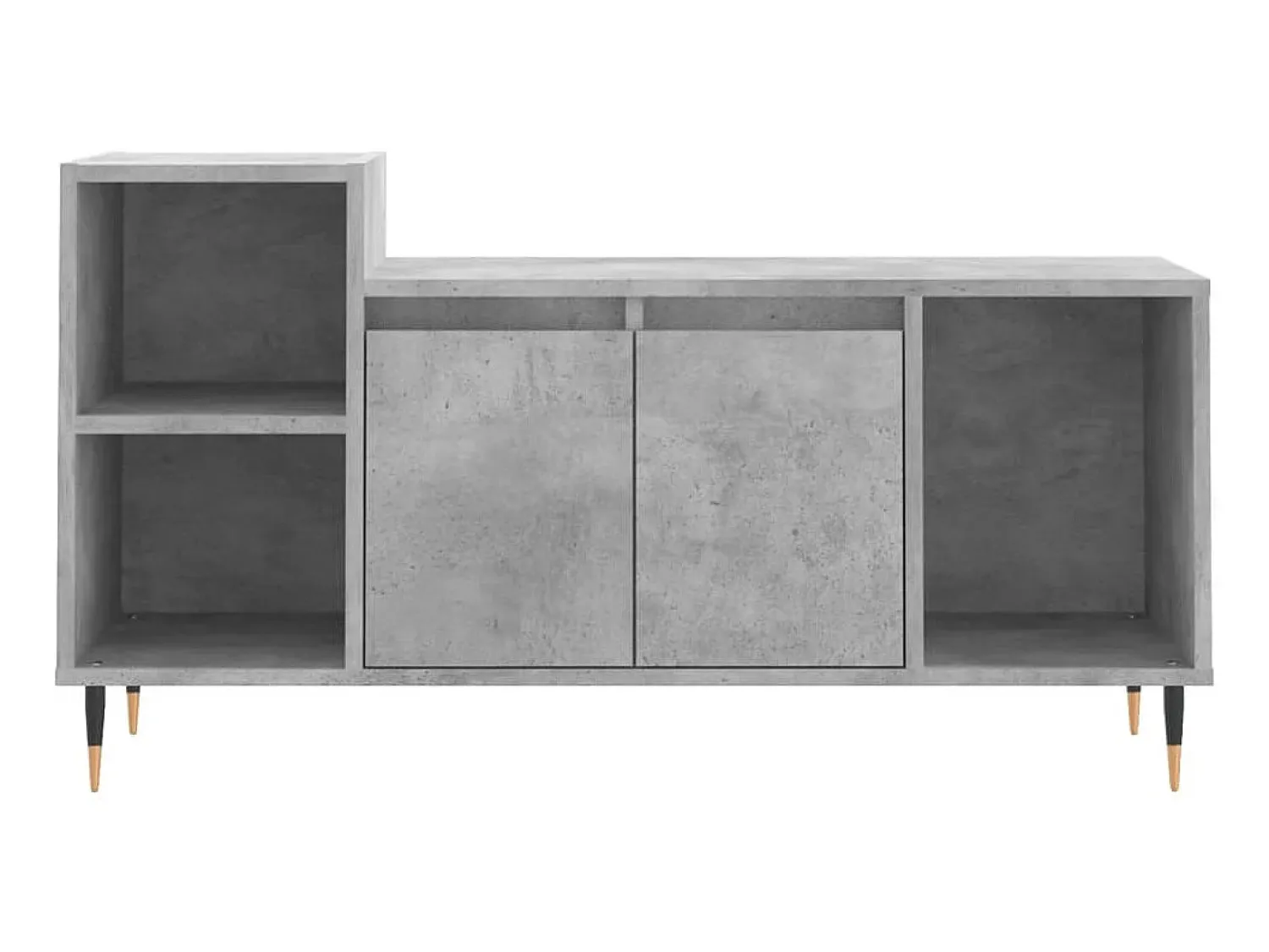 Móvel De Tv* Móvel p/ TV 100x35x55 madeira processada cimento PT624228 Cinzento