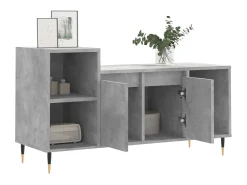 Móvel De Tv* Móvel p/ TV 100x35x55 madeira processada cimento PT624228 Cinzento