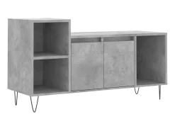 Móvel De Tv* Móvel p/ TV 100x35x55 madeira processada cimento PT255596 Cinzento