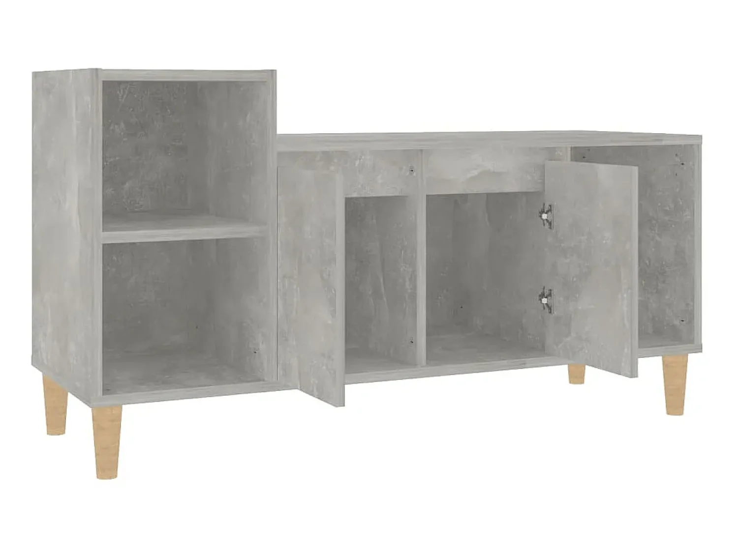Discount Móvel p/ TV 100x35x55 madeira processada cimento PT809120 Cinzento