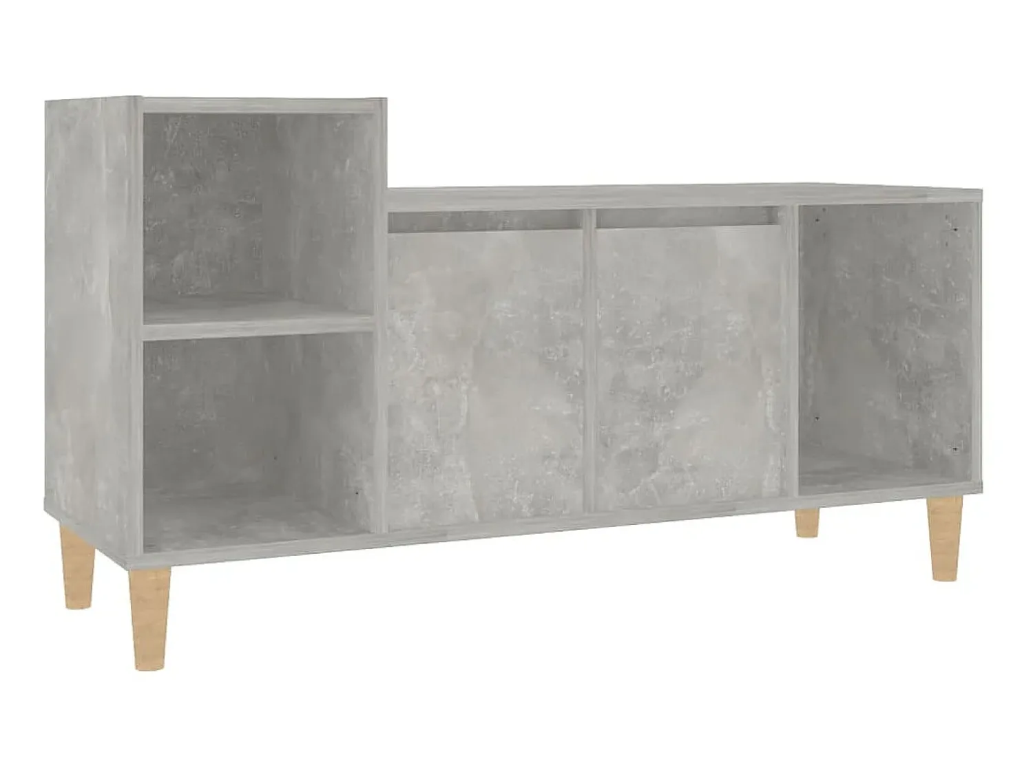 Discount Móvel p/ TV 100x35x55 madeira processada cimento PT809120 Cinzento