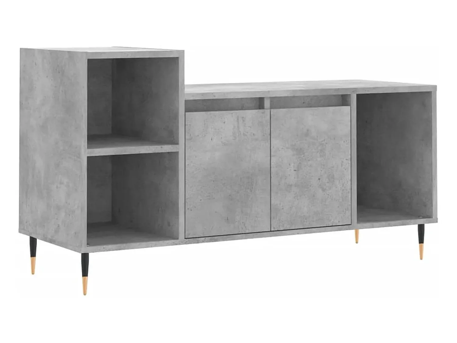 Móvel De Tv*vidaxl Móvel p/ TV 100x35x55 madeira processada cimento Cinzento