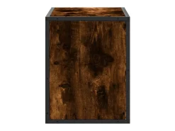 Móvel De Tv|vidaxl Móvel p/ TV 60x31x39,5cm deriv. madeira/metal carvalho fumado Castanho