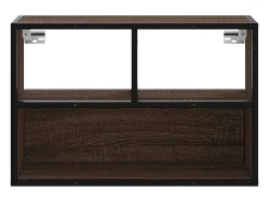 Móvel De Tv|vidaxl Móvel p/ TV 60x31x39,5cm deriv. madeira/metal carvalho Castanho