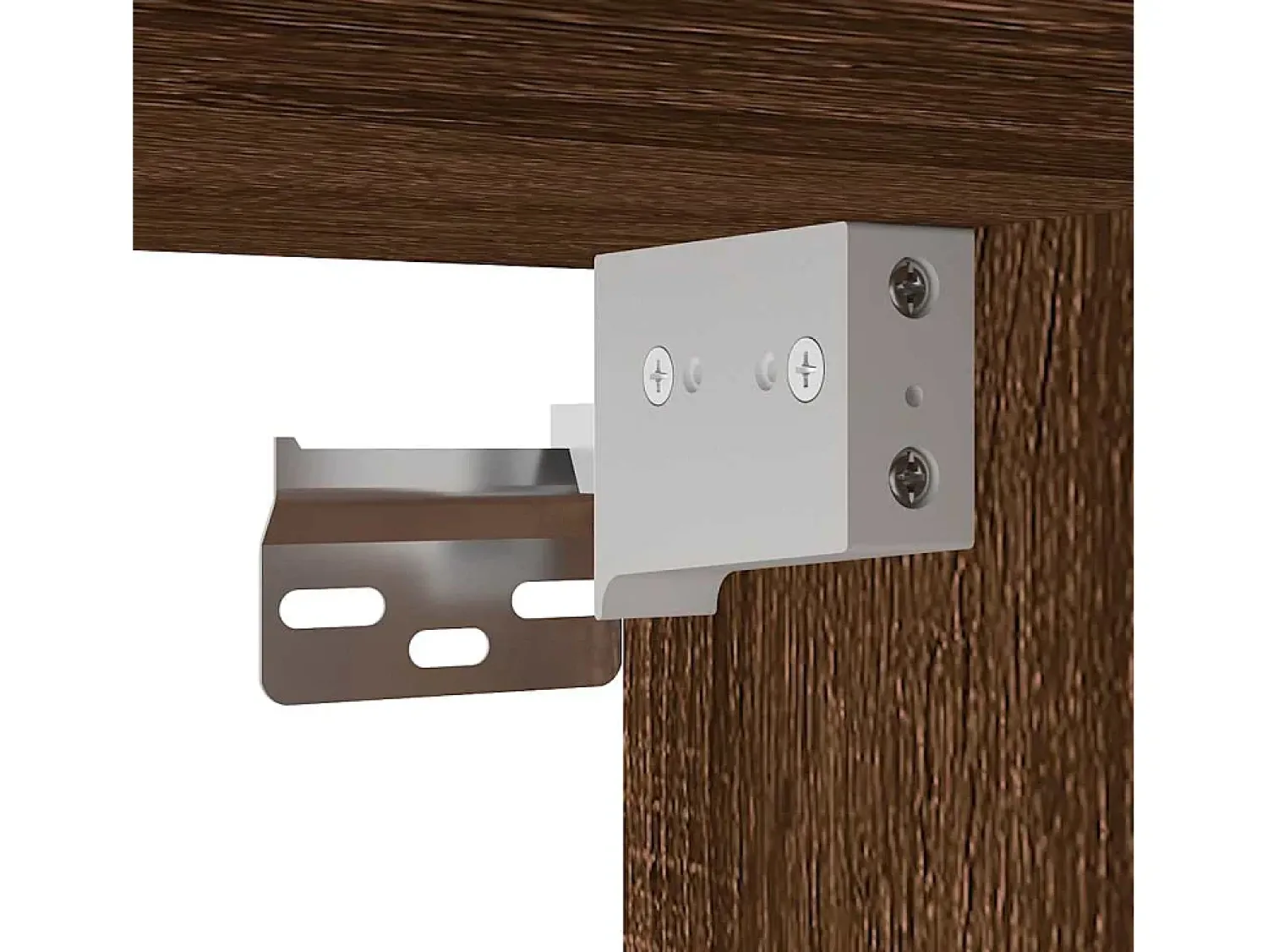 Outlet vidaxl Móvel p/ TV 80x31x39,5cm deriv. madeira/metal carvalho Castanho