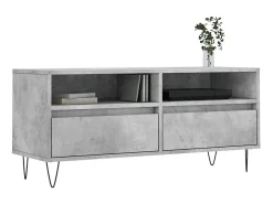 Móvel De Tv* Móvel p/ TV 100x34,5x44,5cm derivados de madeira cinza cimento PT156424 Cinzento