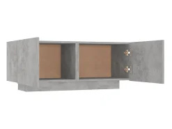 Clearance Móvel p/ TV 100x35x40cm derivados de madeira cimento PT865605 Cinzento