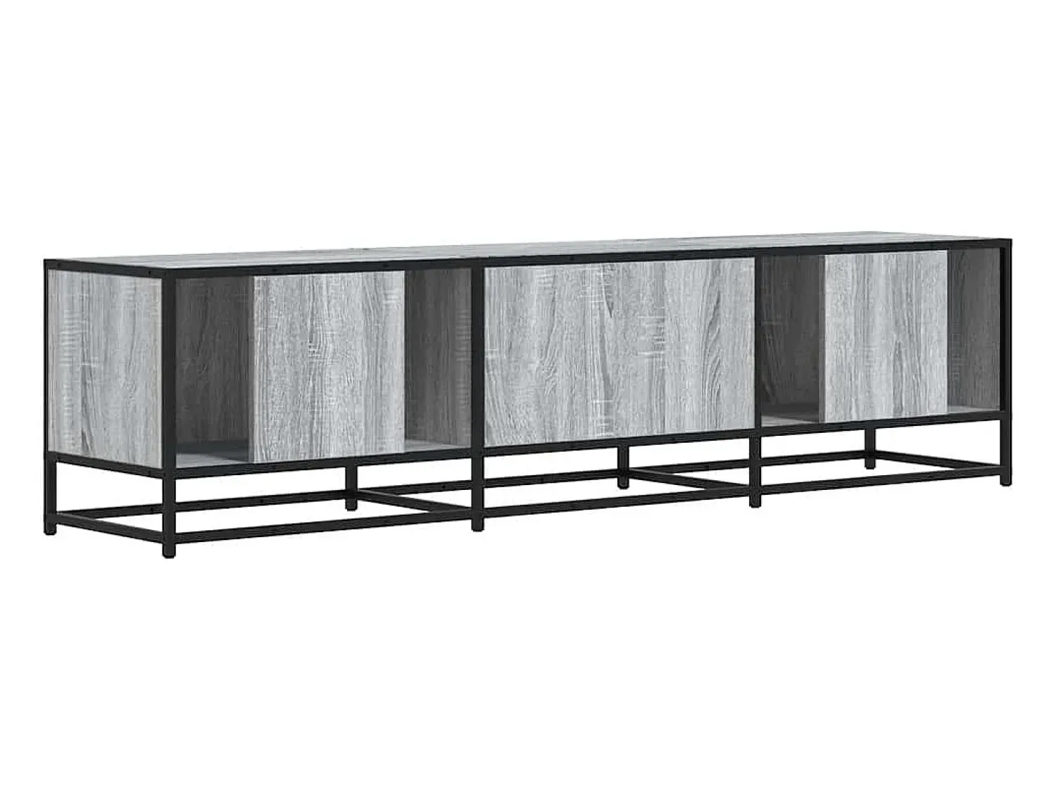 vidaxl Móvel p/ TV 160x35x41cm derivados madeira/metal sonoma^ Móvel De Tv