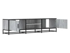 vidaxl Móvel p/ TV 160x35x41cm derivados madeira/metal sonoma^ Móvel De Tv