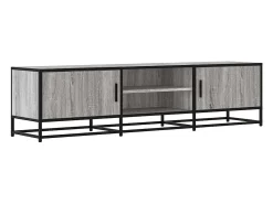vidaxl Móvel p/ TV 160x35x41cm derivados madeira/metal sonoma^ Móvel De Tv
