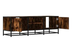 vidaxl Móvel p/ TV 120x35x41cm derivados madeira/metal carvalho fumado^ Móvel De Tv