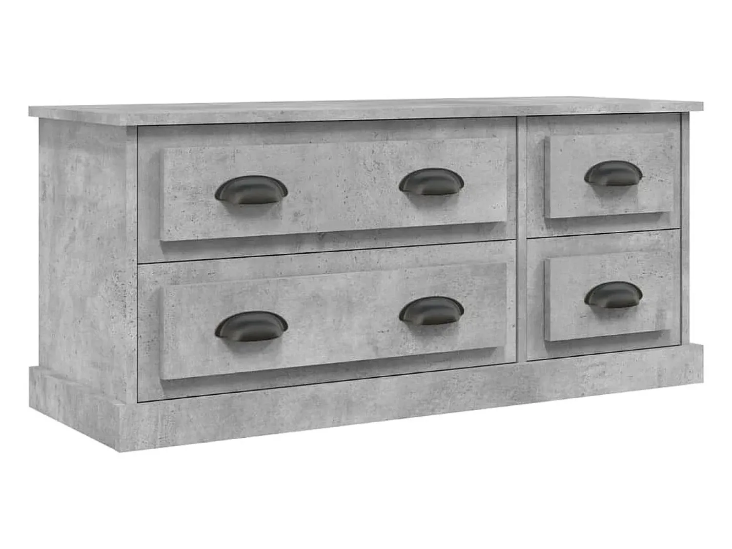 Móvel p/ TV 100x35,5x45cm derivados de madeira cimento PT381662^ Móvel De Tv