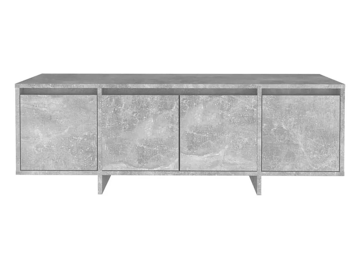 Móvel De Tv| Móvel p/ TV 120x30x40,5cm derivados de madeira cimento PT906589 Cinzento