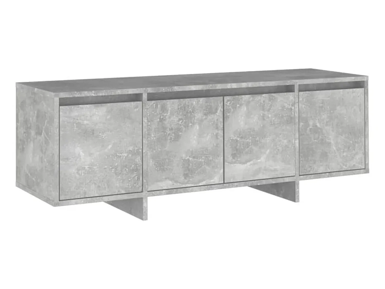 Móvel De Tv| Móvel p/ TV 120x30x40,5cm derivados de madeira cimento PT906589 Cinzento
