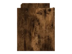 Clearance Móvel p/ TV 100x35x40cm madeira processada cor carvalho fumado PT755715 Cinzento