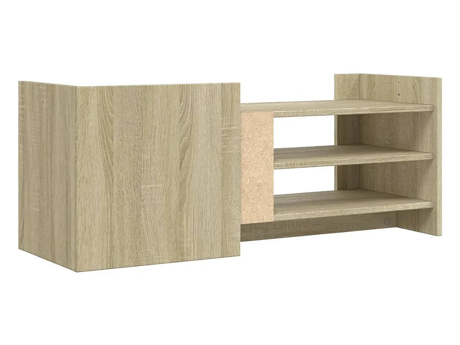 Móvel De Tv*vidaxl Móvel p/ TV 100x35x40cm madeira processada carvalho sonoma Castanho