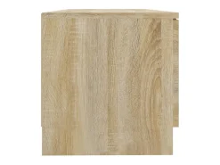 Móvel De Tv*vidaxl Móvel p/ TV 80x35x36,5cm madeira processada cor carvalho sonoma Castanho