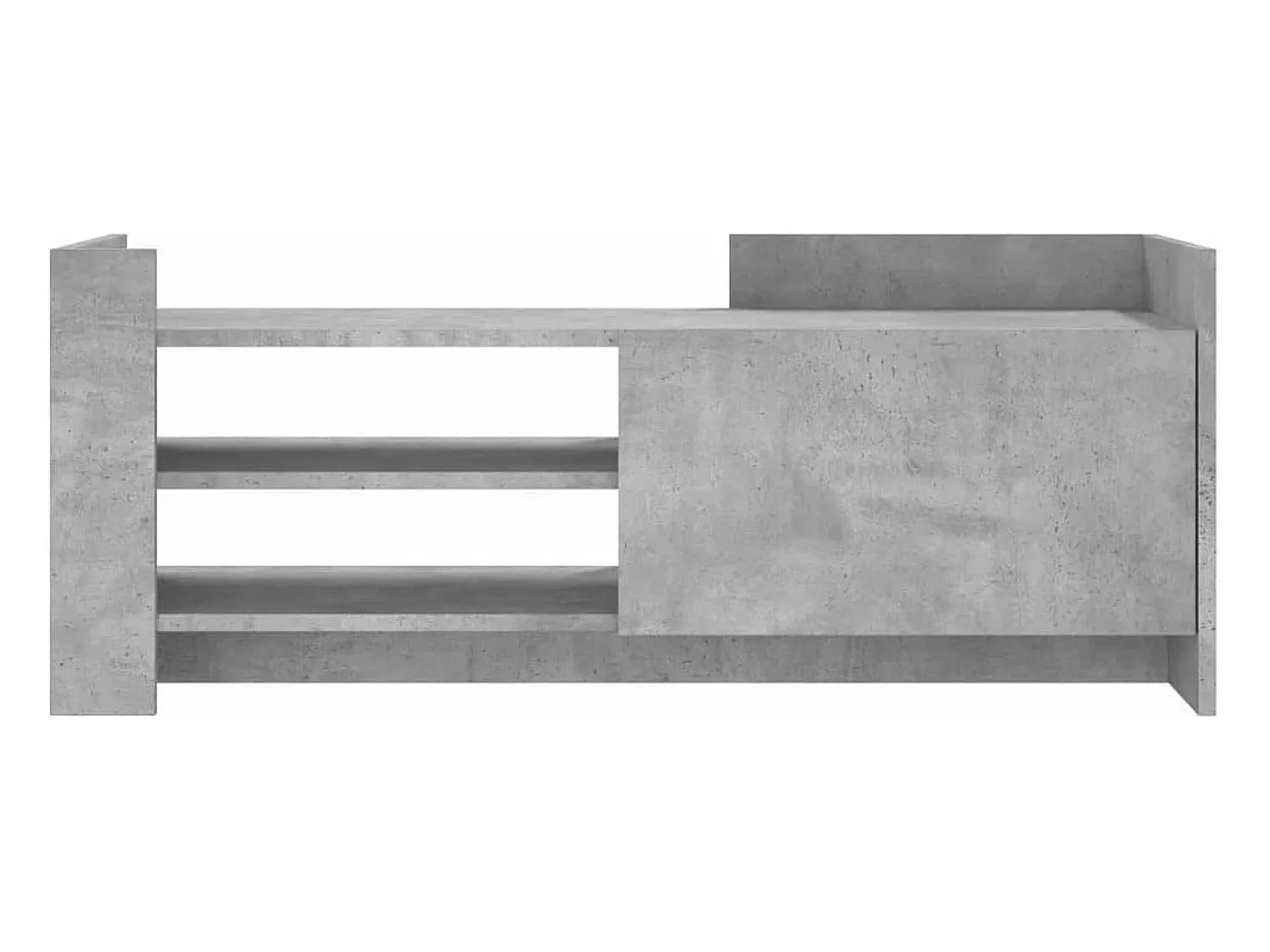 Móvel De Tv| Móvel p/ TV 100x35x40cm madeira processada cimento PT948859 Cinzento