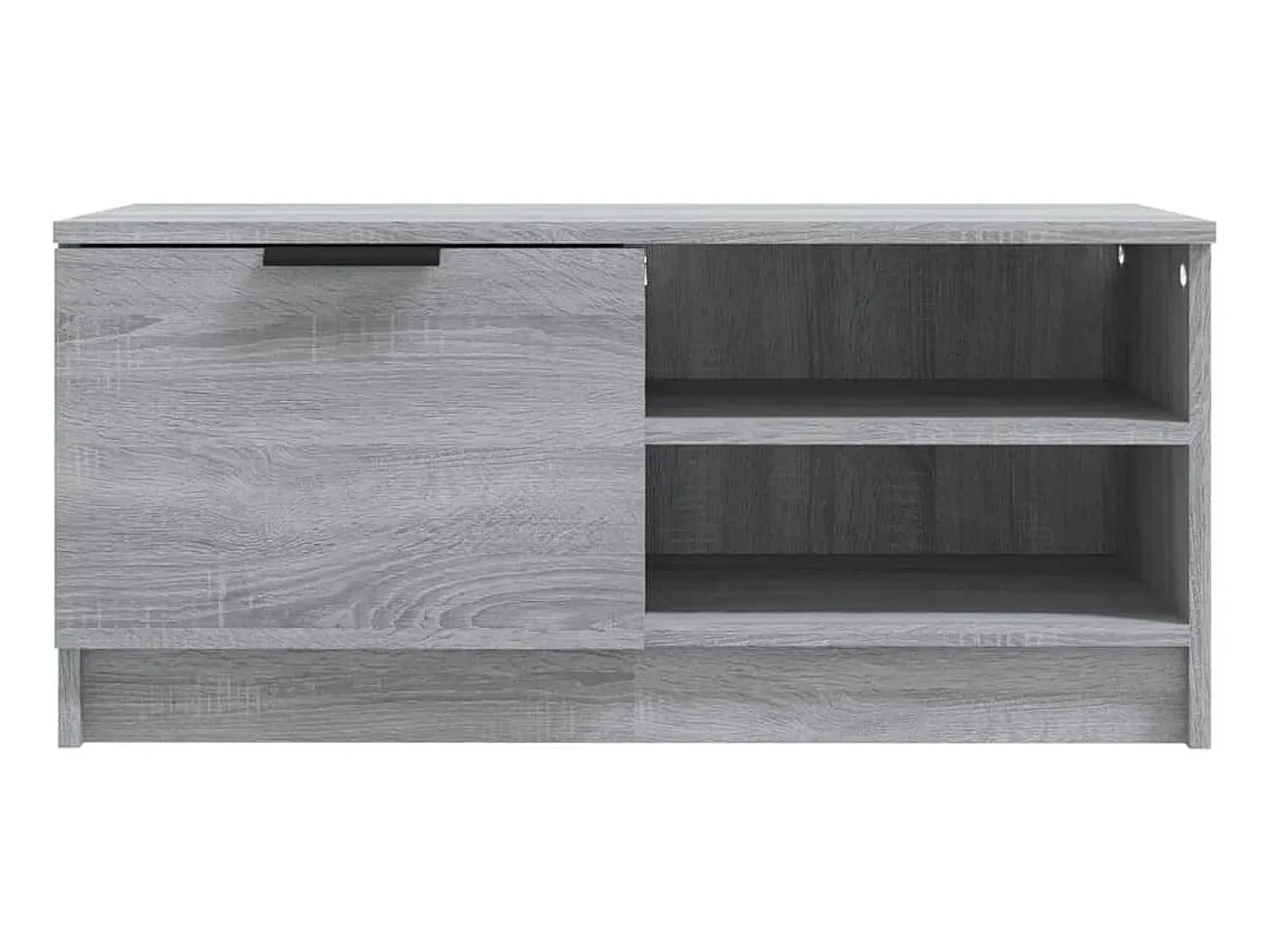 Móvel De Tv| Móvel p/ TV 80x35x36,5cm madeira processada cor sonoma PT675633 Cinzento