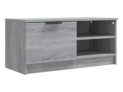 Móvel De Tv| Móvel p/ TV 80x35x36,5cm madeira processada cor sonoma PT675633 Cinzento