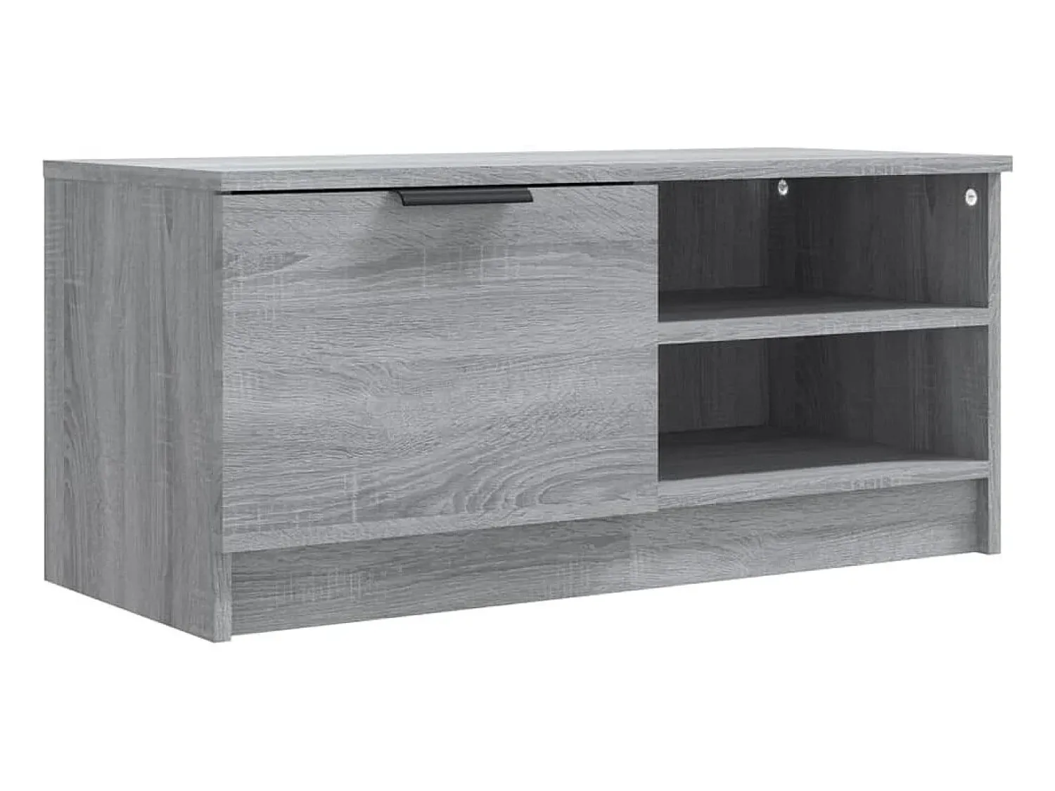 Móvel De Tv| Móvel p/ TV 80x35x36,5cm madeira processada cor sonoma PT675633 Cinzento