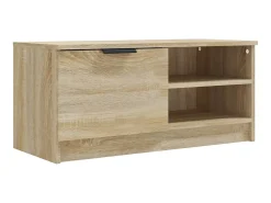 Móvel De Tv| Móvel p/ TV 80x35x36,5cm madeira processada cor carvalho sonoma PT970778 Castanho