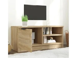 Móvel De Tv| Móvel p/ TV 80x35x36,5cm madeira processada cor carvalho sonoma PT970778 Castanho