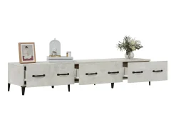 Discount Móvel p/ TV 102x35,5x36,5cm madeira processada cimento PT960665 Cinzento