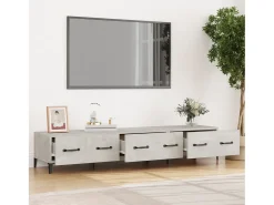 Discount Móvel p/ TV 102x35,5x36,5cm madeira processada cimento PT960665 Cinzento