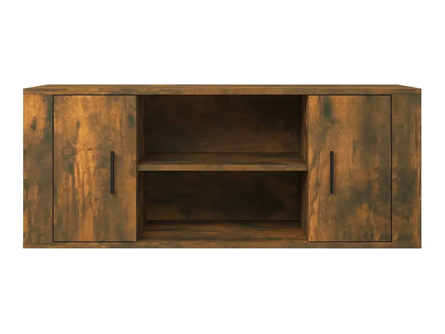 Hot Móvel p/ TV 100x35x40cm madeira processada cor carvalho fumado PT641490 Castanho