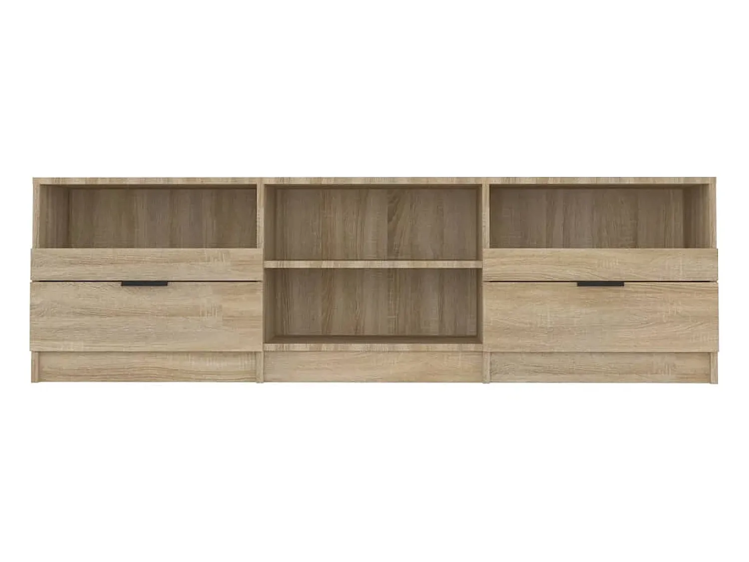 New vidaxl Móvel p/ TV150x33,5x45cm madeira processada cor carvalho sonoma Castanho