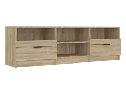 New vidaxl Móvel p/ TV150x33,5x45cm madeira processada cor carvalho sonoma Castanho