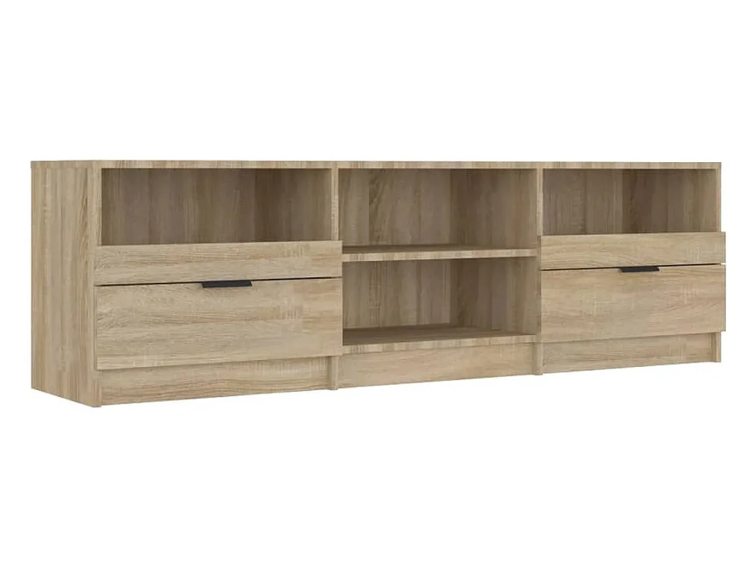 New vidaxl Móvel p/ TV150x33,5x45cm madeira processada cor carvalho sonoma Castanho
