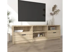 Móvel De Tv| Móvel p/ TV150x33,5x45cm madeira processada cor carvalho sonoma PT991932 Castanho