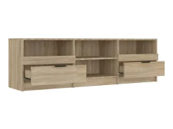 Móvel De Tv| Móvel p/ TV150x33,5x45cm madeira processada cor carvalho sonoma PT991932 Castanho