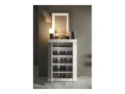 Móvel De Arrumação|Sapateira|Meublorama Móvel para sapatos, coleção CISA, cor carvalho . Branco