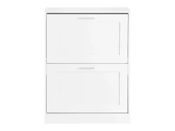 Sobuy Móvel para sapatos moderno com 2 portas basculantes, , 60x25x80cm, FSR137-W^ Móvel De Arrumação|Sapateira