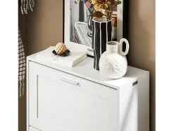 Sobuy Móvel para sapatos moderno com 2 portas basculantes, , 60x25x80cm, FSR137-W^ Móvel De Arrumação|Sapateira