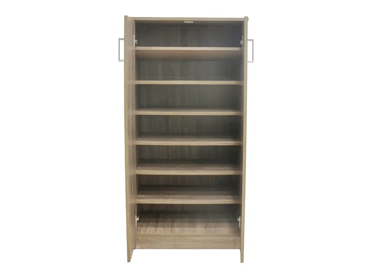 Sale Meublorama Móvel para Sapatos MUNDA – 2 portas – Cor carvalho sonoma – Armazenamento compacto e estilo contemporâneo Castanho