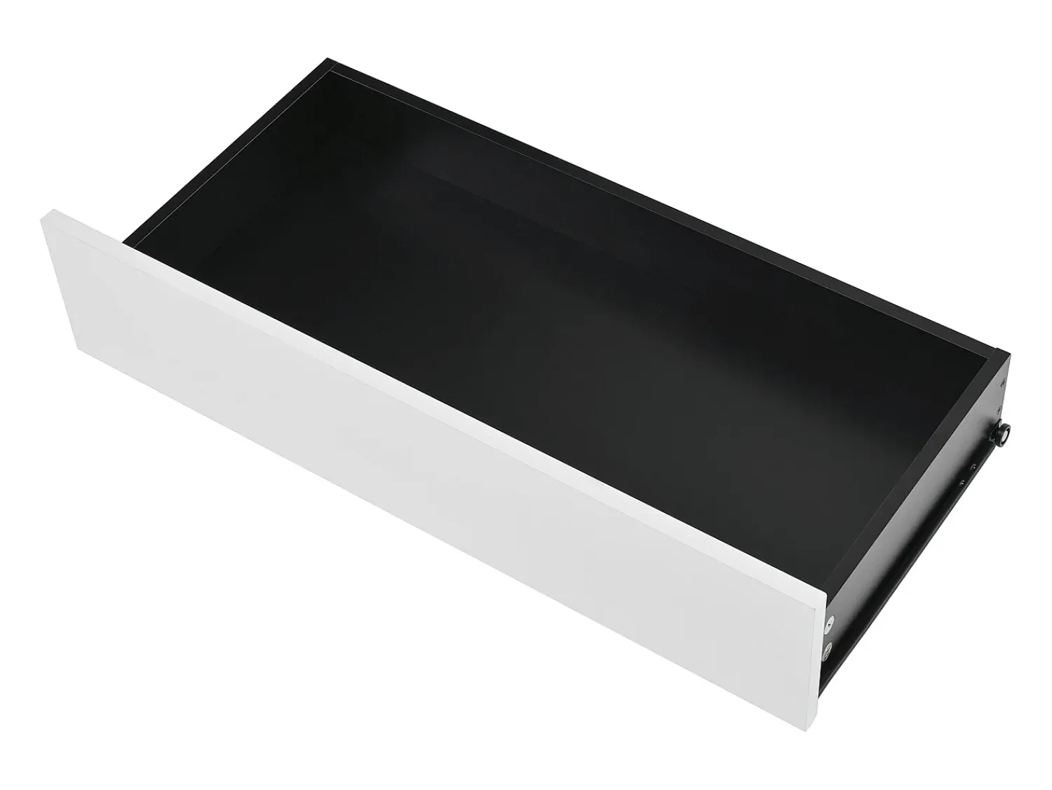 ModernLuxe Móvel para sapatos 105x39.5x86 cm - 2 portas e 1 gaveta - Com iluminação LED - Com prateleiras ajustáveis - Branco + Preto Preto / Branco