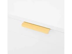 Móvel De Arrumação|Sapateira|ModernLuxe Móvel para sapatos 76x23x118cm - com 3 grandes portas de correr - Branco